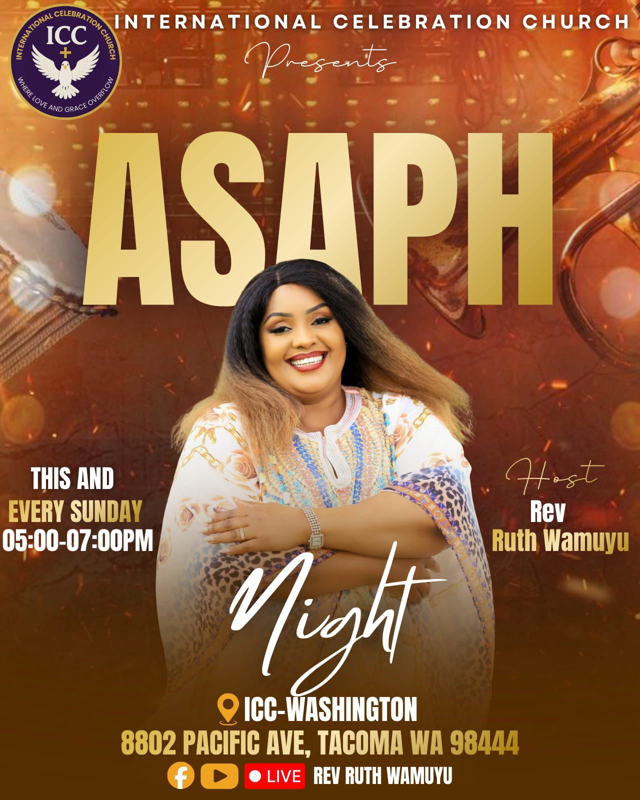 Experience the Power Every Sunday at Asaph Night!